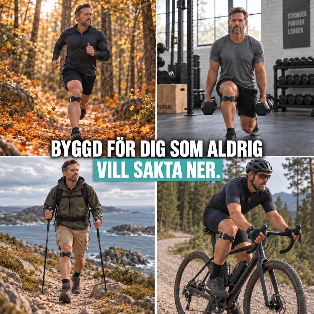 Riktat stöd exakt där knät behöver det.
