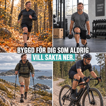 Riktat stöd exakt där knät behöver det.